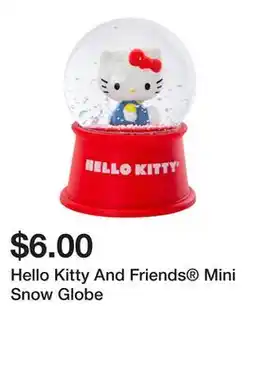 Five Below Hello Kitty And Friends Mini Snow Globe offer