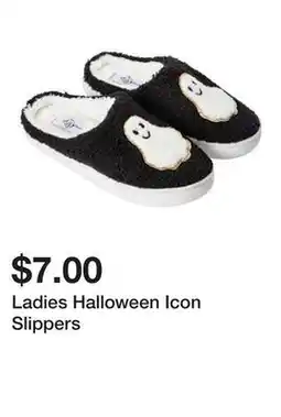 Five Below Ladies Halloween Icon Slippers offer