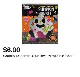 Five Below Grafix Decorate Your Own Pumpkin Kit Set offer