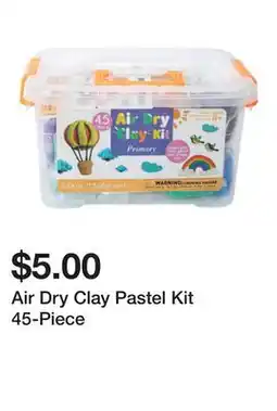 Five Below Air Dry Clay Pastel Kit 45-Piece offer