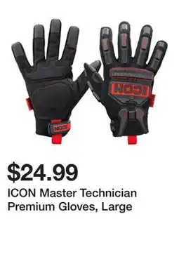 Harbor Freight Tools ICON Master Technician Premium Gloves, Large offer