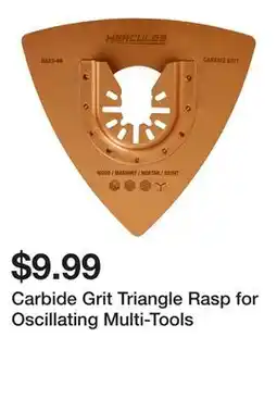 Harbor Freight Tools Carbide Grit Triangle Rasp for Oscillating Multi-Tools offer