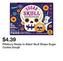 Wegmans Pillsbury Ready to Bake! Skull Shape Sugar Cookie Dough offer