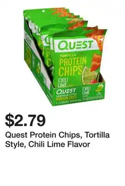 Wegmans Quest Protein Chips, Tortilla Style, Chili Lime Flavor offer