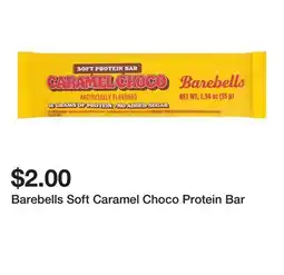 Wegmans Barebells Soft Caramel Choco Protein Bar offer