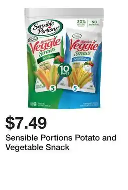 Wegmans Sensible Portions Potato and Vegetable Snack offer