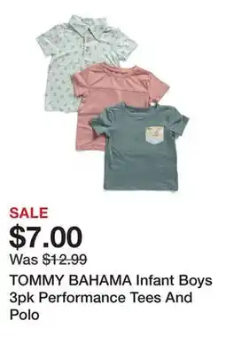 Marshalls TOMMY BAHAMA Infant Boys 3pk Performance Tees And Polo offer