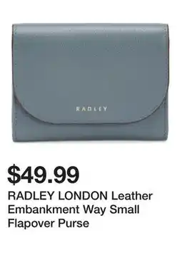 Marshalls RADLEY LONDON Leather Embankment Way Small Flapover Purse offer