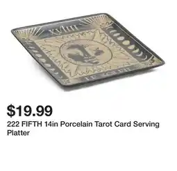 Marshalls 222 FIFTH 14in Porcelain Tarot Card Serving Platter offer