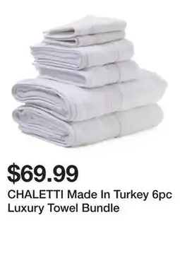 Marshalls CHALETTI Made In Turkey 6pc Luxury Towel Bundle offer