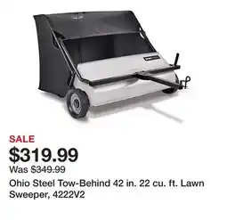 Tractor Supply Company Ohio Steel Tow-Behind 42 in. 22 cu. ft. Lawn Sweeper, 4222V2 offer