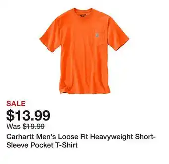 Tractor Supply Company Carhartt Men's Loose Fit Heavyweight Short-Sleeve Pocket T-Shirt offer