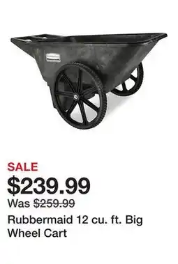 Tractor Supply Company Rubbermaid 12 cu. ft. Big Wheel Cart offer