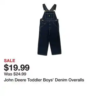 Tractor Supply Company John Deere Toddler Boys' Denim Overalls offer