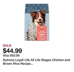 Tractor Supply Company Nutrena Loyall Life All Life Stages Chicken and Brown Rice Recipe Dry Dog Food, 40 lb. Bag offer