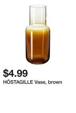 Ikea HÖSTAGILLE Vase, brown offer