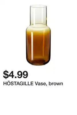 Ikea HÖSTAGILLE Vase, brown offer
