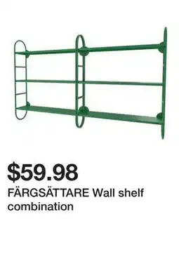 Ikea FÄRGSÄTTARE Wall shelf combination offer