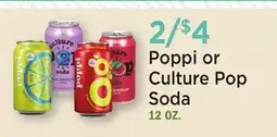 Heinen's Poppi or Culture Pop Soda offer