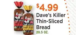 Heinen's Dave's Killer Thin-Sliced Bread offer