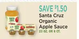 Heinen's Santa Cruz Organic Apple Sauce offer