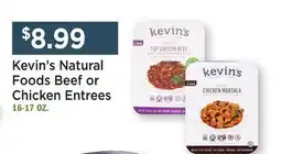 Heinen's Kevin's Natural Foods Beef or Chicken Entrees offer