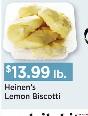 Heinen's Heinen's Lemon Biscotti offer