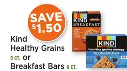 Heinen's Kind Healthy Grains 5 CT. or Breakfast Bars 6 CT offer