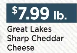 Heinen's Great Lakes Sharp Cheddar Cheese offer