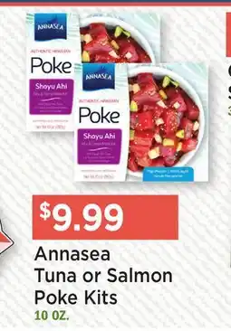 Heinen's Annasea Tuna or Salmon Poke Kits offer