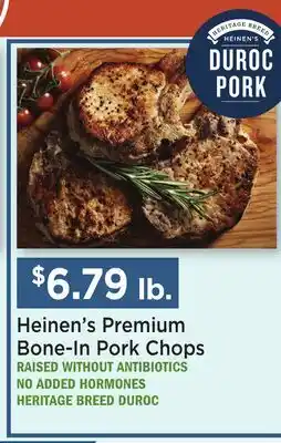 Heinen's Heinen's Premium Bone-In Pork Chops offer