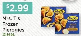 Heinen's Mrs. T's Frozen Pierogies offer