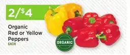 Heinen's Organic Red or Yellow Peppers offer