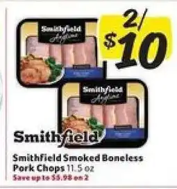 Winn Dixie Smithfield Smoked Boneless Pork Chops offer