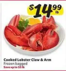 Winn Dixie Cooked Lobster Claw & Arm offer