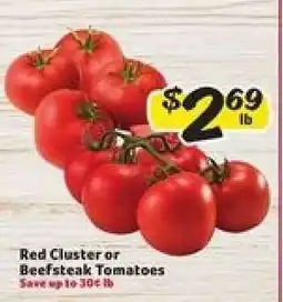 Winn Dixie Red Cluster or Beefsteak Tomatoes offer