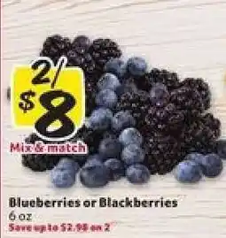 Winn Dixie Blueberries or Blackberries offer
