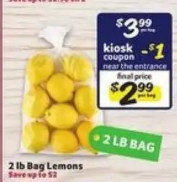 Winn Dixie 2 lb Bag Lemons offer