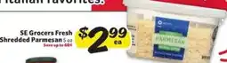 Winn Dixie SE Grocers Fresh Shredded Parmesan offer