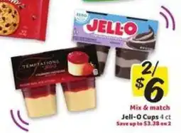Winn Dixie Jell-O Cups offer