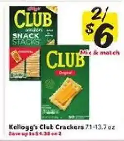 Winn Dixie Kellogg's Club Crackers offer