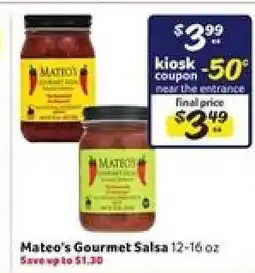 Winn Dixie Mateo's Gourmet Salsa offer