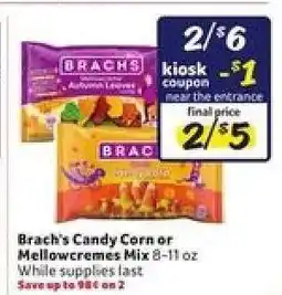 Winn Dixie Brach's Candy Corn or Mellowcremes Mix offer