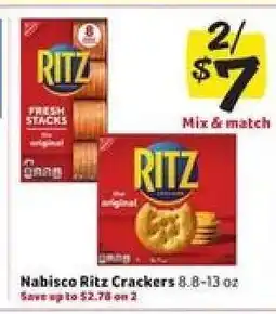Winn Dixie Nabisco Ritz Crackers offer