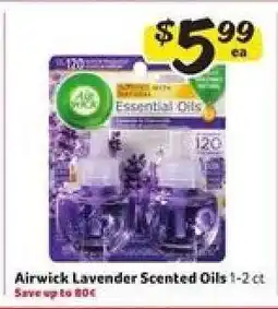 Winn Dixie Airwick Lavender Scented Oils offer
