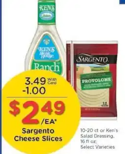 Kroger Sargento Cheese Slices offer