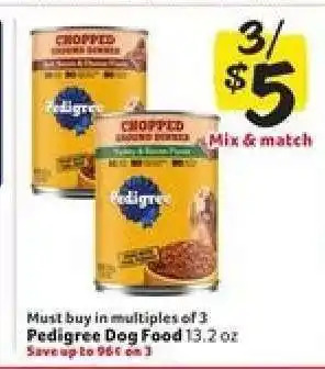 Winn Dixie Pedigree Dog Food offer