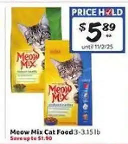 Winn Dixie Meow Mix Cat Food offer