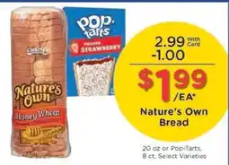 Kroger Nature's Own Bread offer