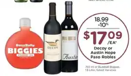 Kroger Decoy or Austin Hope Paso Robles offer